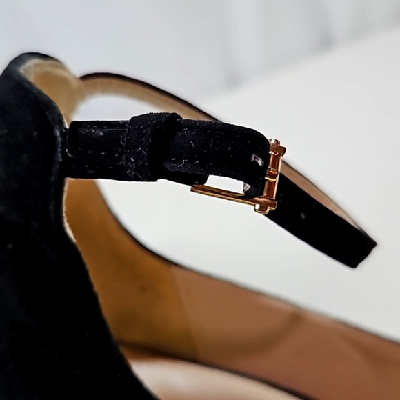 Cole Haan Womens Black Suede Heels Sz 6 - Picture 7 of 9